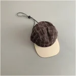 [GOODS] 親子コーデ チェック キャップ - Image 2