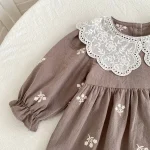 [66-130cm] レース襟 ロンパース  OR ワンピース - Image 8