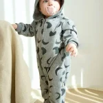 [66-90cm] 月柄 オールインワン - Image 2