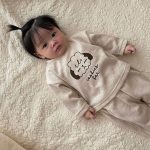 [73-100cm]セットアップ 犬柄 プリント ルーズ 着心地良い 二点セット - Image 11