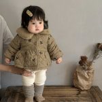 [66-100cm] 蝶結 裏起毛 コットン アウター - Image 7