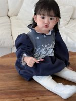 [66-90cm]レース 花刺繡 ロンパース - Image 8