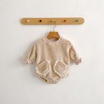 [66-90cm] 無地 フリース ロンパース - Image 14