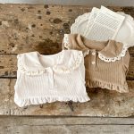 [66-100cm]フリル襟 コーデュロイ ロンパース - Image 5