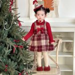 [73-100cm] チェック あったか 厚手 ジャンパースカート - Image 3