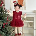 [73-100cm] 蝶結び チュール 厚手 ワンピース - Image 7