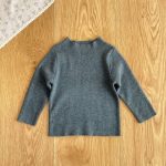 [73-100cm] ヘップバーン風ドレスワンピ&ニットインナー 2点セット - Image 8