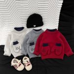 [73-110cm] おててモチーフ ニット - Image 3