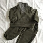 [80-150cm] フリースボタン付き セットアップ - Image 10