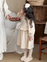 [90-140cm]レース クリーム プリンセス ワンピース - Image 10