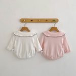 [66-90cm]リボン襟 ロンパース - Image 13