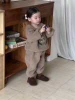 [73-110cm]もこもこ 起毛 セットアップ - Image 5