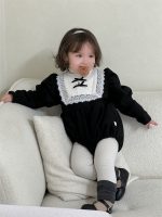 [66-90cm]レース襟 プリンセス ロンパース - Image 4