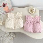 [73-120cm] 蝶結び 裏起毛 ベスト or カットソー or パンツ - Image 15