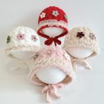 [GOODS]三つ花 レース ベビー ボンネット - Image 17