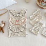 [73-100cm]カートゥーン柄 ルームウェア セットアップ - Image 2