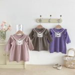 [66-100cm]ハート柄 ニット ワンピース - Image 6