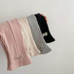 [66-100cm]リボンバーサタイルリブ フレアパンツ - Image 3