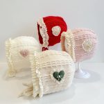 [GOODS]ハート レース ベビー ボンネット - Image 3