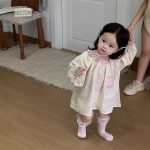 [73-100cm]ピンク ドット ワンピース - Image 2