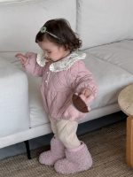 [66-90cm]韓国風 プリンセス 花柄 ロンパース - Image 6