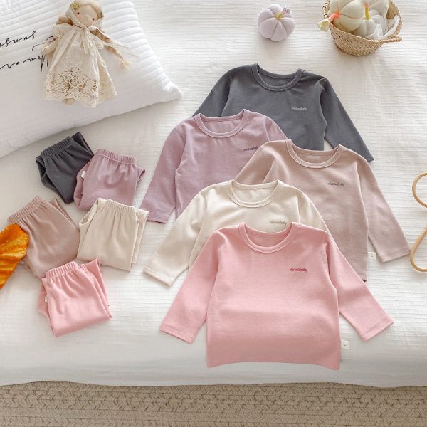 [73-100cm]無地 ルームウェア セットアップ