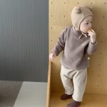 [66-100cm]カジュアル クマロゴ オシャレ トレーナー - Image 6