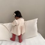 [66-90cm]レトロ プリンセス風 ワンピース