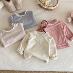 [73-100cm] フリル襟 裏起毛 インナー - Image 8