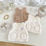 [73-120cm] カートゥーン 裏起毛 ベスト - Image 5