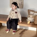 [73-100cm]ポケット付き ニット カーディガンorデニムパンツ - Image 9