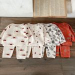 [66-100cm]ワッフル プリント セットアップ6 - Image 16