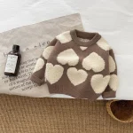 [73-110cm] ハート柄 トップス - Image 7