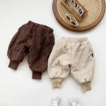 [73-120cm] コーデュロイボア ボトムス - Image 6