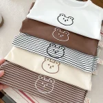 [73-100cm] 熊プリント シャツ - Image 15