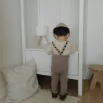 [73-100cm] 韓国風 サロペット - Image 6