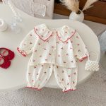 [66-100cm]チェリー柄 セットアップ - Image 13