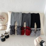 [73-110cm] 裏起毛 ソックス レギンス - Image 3