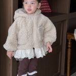 [73-100cm]ナチュラル もこもこ 暖かい アウター