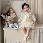 [73-100cm]チュールジャンパースカート&やわらかインナートップス