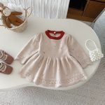 [73-110cm]フリル ニット ワンピース - Image 10