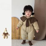[73-100cm]厚手 帽子付き 防寒 ロンパース - Image 2