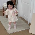 [73-100cm]ピンク ドット ワンピース - Image 3