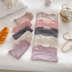 [73-100cm]無地 ルームウェア セットアップ - Image 8