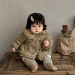 [66-100cm] 蝶結 裏起毛 コットン アウター - Image 10