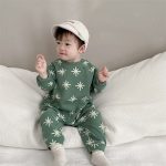 [66-90cm]雪の結晶柄 オールインワン - Image 4