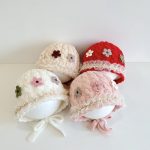 [GOODS]三つ花 レース ベビー ボンネット - Image 6