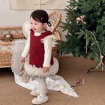 [73-100cm] おしゃれ ドットジャンパースカート - Image 3