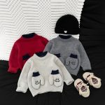 [73-110cm] おててモチーフ ニット