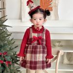 [73-100cm] チェック あったか 厚手 ジャンパースカート - Image 9